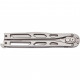 Ніж Artisan Kinetic Balisong, D2, Steel Silver (1823PL-ST)