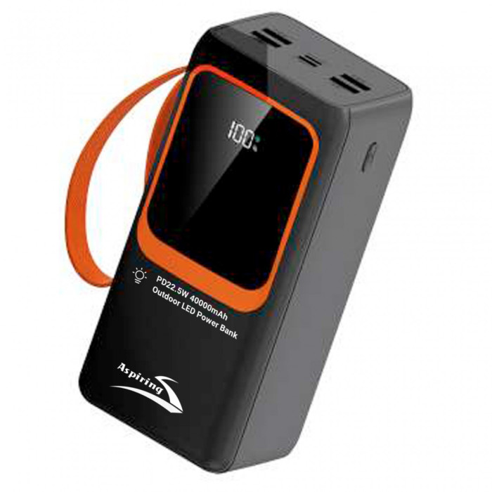 Батарея універсальна Aspiring Light 40 40000mAh PD/22.5W (PPLH.L04)