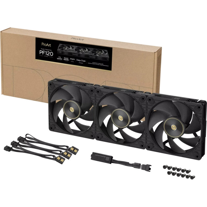 Кулер до корпусу ASUS ProArt PF120 Black 3IN1 (90DA00M0-B09020)