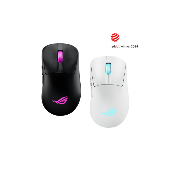 Мишка ASUS ROG Keris II Origin Wireless/Bluetooth/USB White (90MP04A0-BMUA10)