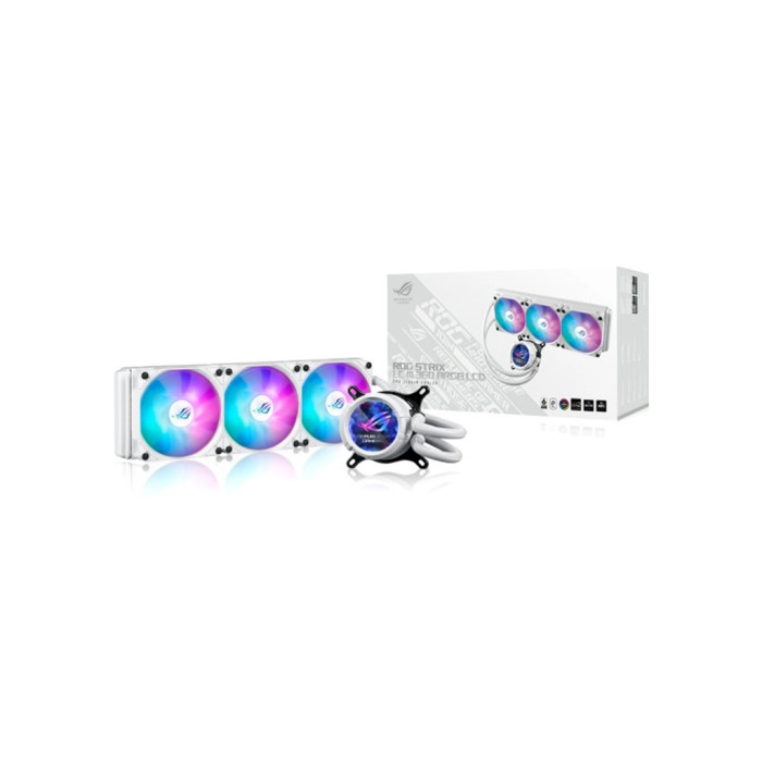 Система рідинного охолодження ASUS ROG Strix LC III 360 ARGB LCD White (90RC00W2-M0UAY0)