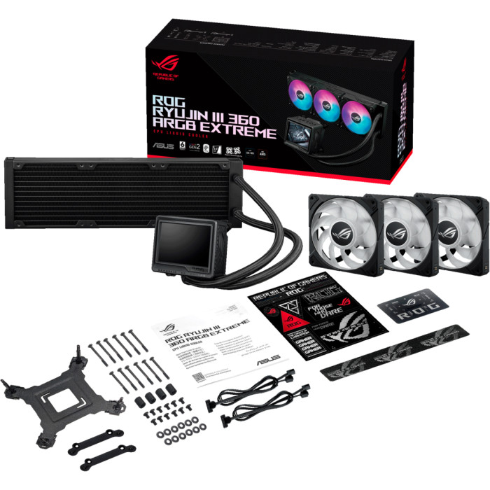 Система рідинного охолодження ASUS ROG-RYUJIN-III-360-ARGB EXTREME (90RC0131-M0EAY0)