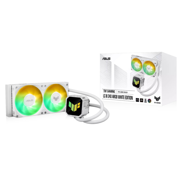 Система рідинного охолодження ASUS TUF Gaming LC III 240 ARGB White (90RC01J2-B0EAY0)