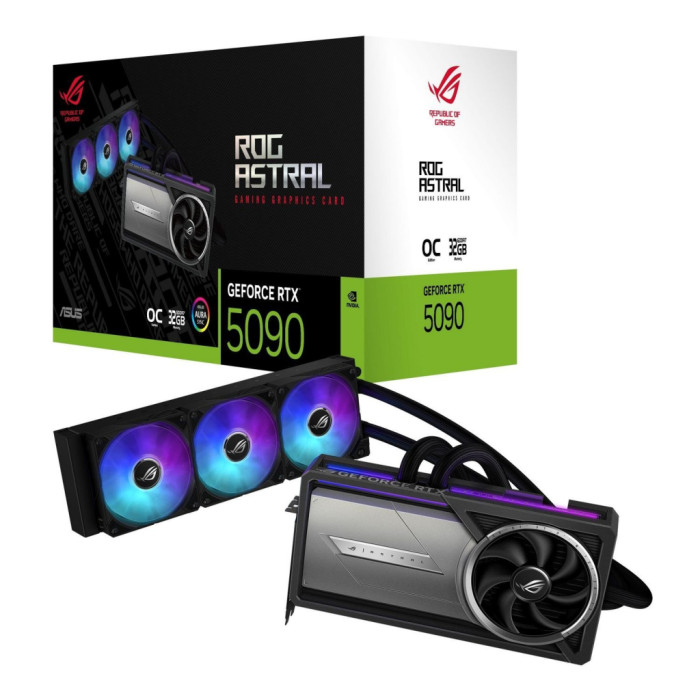 Відеокарта ASUS GeForce RTX5090 32GB ROG ASTRAL LC OC GAMING (ROG-ASTRAL-LC-RTX5090-O32G-GAMING)