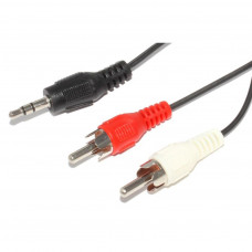 Кабель мультимедійний Jack 3.5mm папа/2RCA папа Atcom (10708)