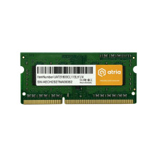 Модуль пам'яті для ноутбука SoDIMM DDR3 4GB 1600 MHz ATRIA (UAT31600CL11SLK1/4)