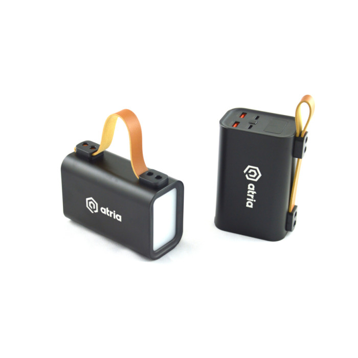 Батарея універсальна Atria 30000mAh, 130W, USB-C laptop/phone (WPD-130)