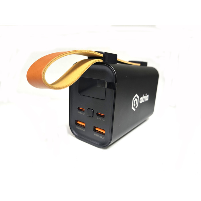 Батарея універсальна Atria 30000mAh, 130W, USB-C laptop/phone (WPD-130)