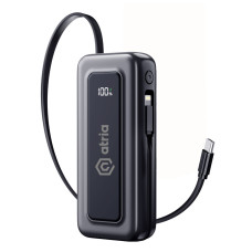 Батарея універсальна Atria 10000mAh, PD/35W (WPD-35S)