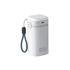 Батарея універсальна Atria 20000mAh, PD/22.5W, QC/3.0, Built-in flashlight, White (WPD-69)