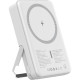 Батарея універсальна Atria 10000mAh, PD/20W, 15W Wireless MagSafe, White (WPD-W57)