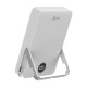 Батарея універсальна Atria 10000mAh, PD/20W, 15W Wireless MagSafe, White (WPD-W57)