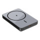 Батарея універсальна Atria 10000mAh, PD/20W, 15W Wireless MagSafe, Black (WPD-W72B)