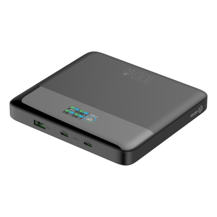 Батарея універсальна Atria 20000mAh, 100W, PD/2.0, LED-TFT дисплей (WPD-X11)