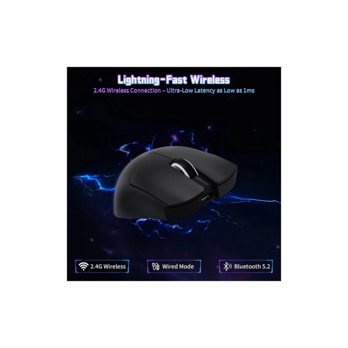 Мишка Attack Shark X11SE Wireless/Bluetooth Black (X11SEB_AS)