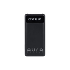 Батарея універсальна AURA NRG10 10000 mAh Black (PBANRG10B)