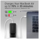 Зарядний пристрій AXAGON 1xUSB + 2xUSB-C 65W QC4+ PD3.0 PPS black (ACU-DPQ65)