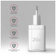 Зарядний пристрій AXAGON 1xUSB QC3.0 + 1xUSB-C PD20W white (ACU-PQ20W)