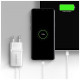 Зарядний пристрій AXAGON 1xUSB QC3.0 + 1xUSB-C PD20W white (ACU-PQ20W)