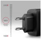 Зарядний пристрій AXAGON 1xUSB QC4.0 + 1xUSB-C PD45W PPS black (ACU-PQ45)