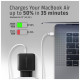 Зарядний пристрій AXAGON 1xUSB QC4.0 + 1xUSB-C PD45W PPS black (ACU-PQ45)