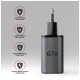 Зарядний пристрій AXAGON 1xUSB-C PD67W + 1xUSB QC4+ PPS display gray (ACU-PQ67D)