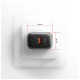 Зарядний пристрій AXAGON 1xUSB-C PD67W + 1xUSB QC4+ PPS display gray (ACU-PQ67D)