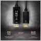 Кабель мультимедійний HDMI M to DisplayPort M 1.8m 4K30Hz black AXAGON (RVD-HI14C2)