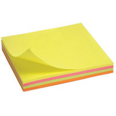 Папір для нотаток Axent with adhesive layer 75x75мм, 100sheets.,neon colors mix (2325-02-А)