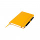 Книга записна Axent Partner, 125x195 мм, 96 аркушів, клітинка, жовта (8201-08-A)