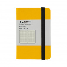 Книга записна Axent Partner 95х140 мм в клітку 96 аркушів Жовта (8301-08-A)