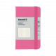 Книга записна Axent Partner, 95x140 мм, 96 аркушів, клітинка, рожева (8301-10-A)
