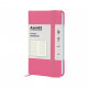 Книга записна Axent Partner, 95x140 мм, 96 аркушів, клітинка, рожева (8301-10-A)