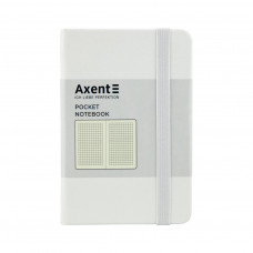 Книга записна Axent Partner 95х140 мм в клітку 96 аркушів Біла (8301-21-A)