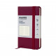 Книга записна Axent Partner, 95x140 мм, 96 аркушів, клітинка, винна (8301-46-A)