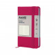 Книга записна Axent Partner, 95x140 мм, 96 аркушів, клітинка, малинова (8301-50-A)