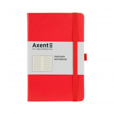 Книга записна Axent Partner 125х195 мм в лінійку 96 аркушів Червона (8308-05-A)