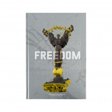 Книга записна Axent Freedom А4, 96 аркушів, клітинка, cіра (8422-550-A)