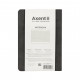 Книга записна Axent Nuba Soft А6 96 аркушів в клітинку Сіра (8604-03-A)