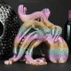 Пластик для 3D-принтера AzureFilm PLA SILK 1,75mm 1kg Rainbow Tropicana (FL171-2463)