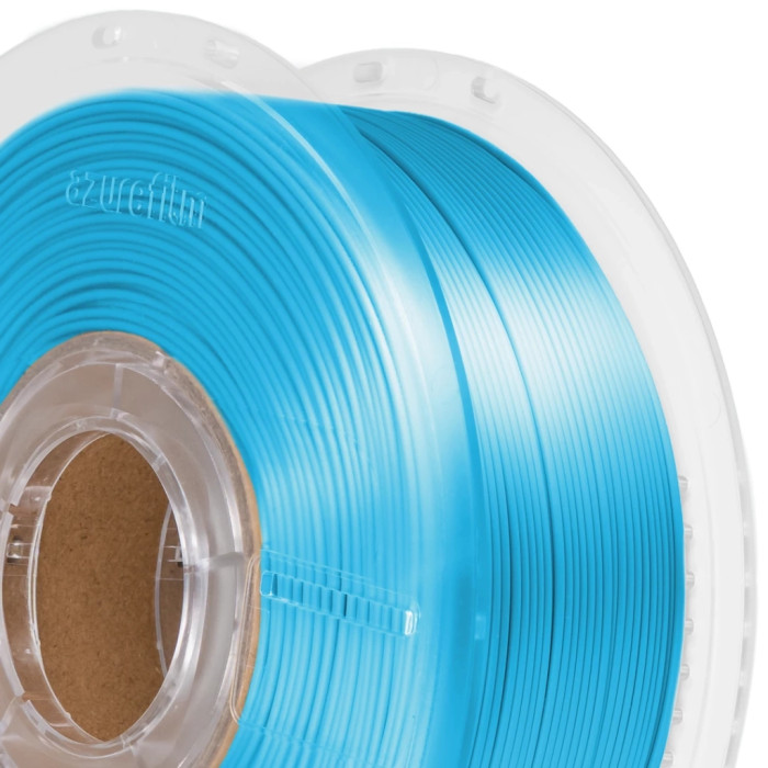 Пластик для 3D-принтера AzureFilm PLA SILK 1,75mm 1kg Sky Blue (FL171-5015)