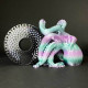 Пластик для 3D-принтера AzureFilm PLA SILK 1,75mm 1kg Rainbow Aurora (FL171-6145)