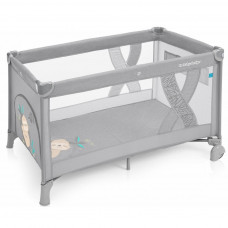 Дитячий манеж Baby Design Simple 07 Light Gray (Simple 07 2019)