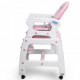Стілець для годування Bambi pink (M 1563-8-1)
