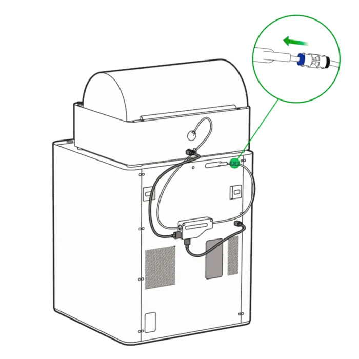 Запчастина для 3D-принтера Bambu Lab PTFE Tube Connector, P1P, P1S, X1C, X1E (FAZ006)