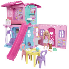 Ігровий набір Barbie Портативний будиночок Club Chelsea з лялькою Челсі (JFW49)
