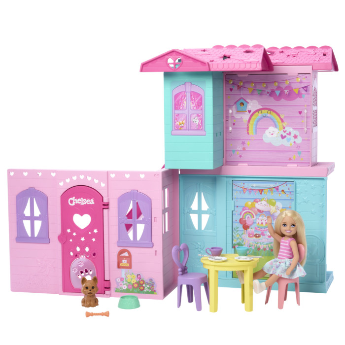 Ігровий набір Barbie Портативний будиночок Club Chelsea з лялькою Челсі (JFW49)