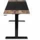 Комп'ютерний стіл Barsky User black/antic wood 1200*600 (VRU_el-01)