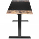 Комп'ютерний стіл Barsky User black/antic wood 1200*600 (VRU_el-01)