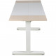 Комп'ютерний стіл Barsky User white/wood 1200*600 (VRU_el-02)